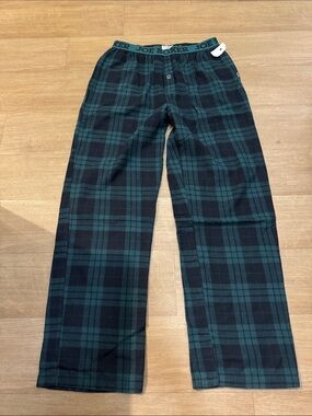 Joe Boxer Black and Green Plaid men’s  Lounge Pants
